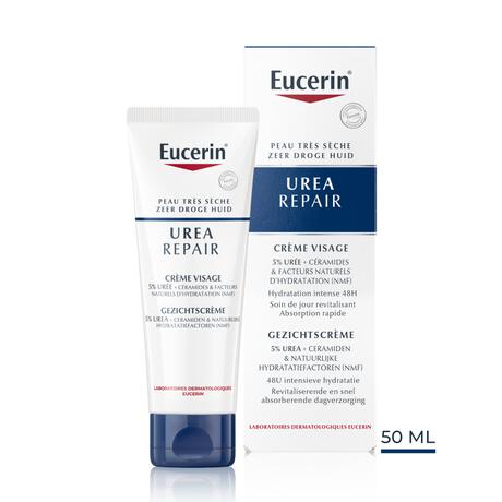 Eucerin UreaRepair Verzachtende Gezichtscrème 5% Urea 50 ML