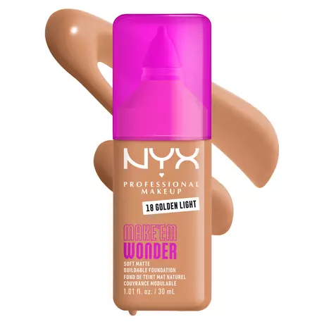 NYX Professional Makeup Make 'EM Wonder Foundation 18 Golden Light