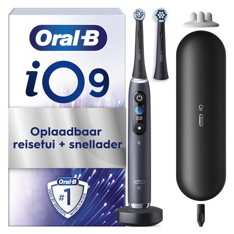 Oral-B iO 9S Zwart Elektrische Tandenborstel 