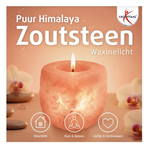 Lucovitaal Puur Himalaya Zoutsteen Waxinelicht