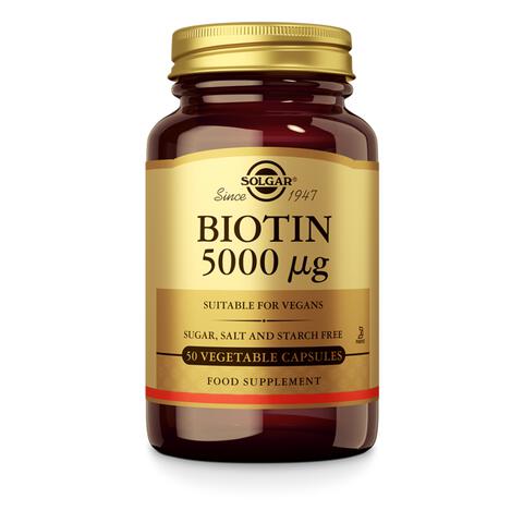 Solgar Biotin 5000 µg capsules