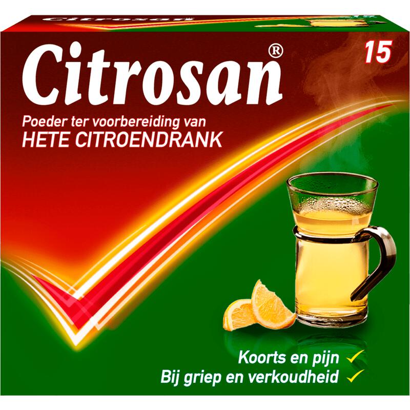 Citrosan Hete Citroendrank Sachets 15 stuks