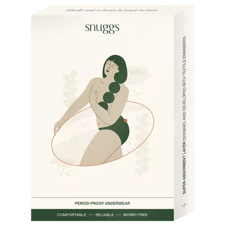 Snuggs Brazilian Light Menstruatie Ondergoed Maat S