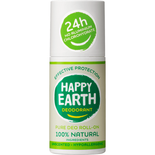 Happy Earth 100% Natuurlijke Unscented Deodorant Roller 75 ML