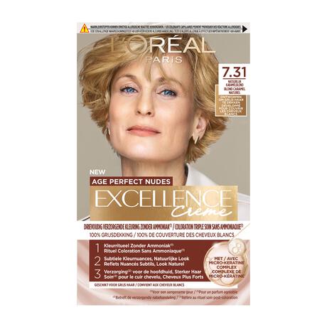 L'Oréal Paris Excellence Crème Age Perfect Nudes 7.31 Karamelblond