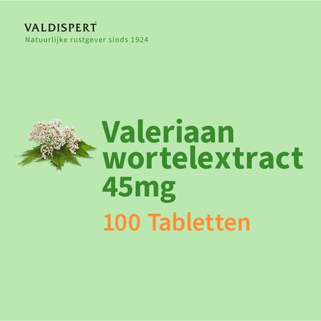 Valdispert 45 mg Valeriaanextract 100 tabletten