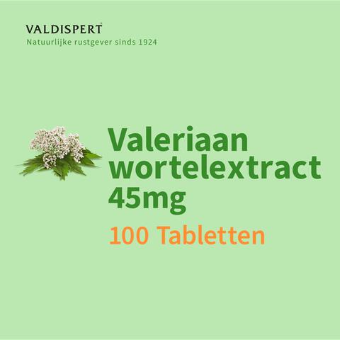 Valdispert 45 mg Valeriaanextract 100 tabletten