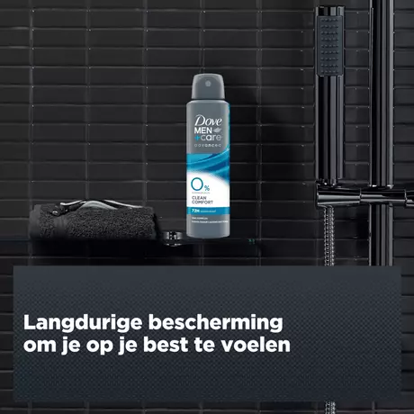 Dove Men+Care Advanced 0% Clean Comfort Deodorant Spray 150 ML