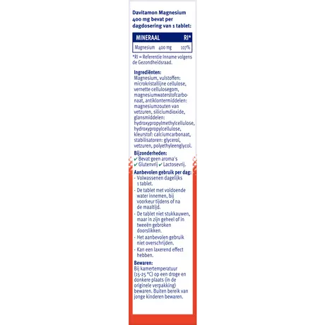Davitamon Magnesium 400 mg Tabletten 30 stuks