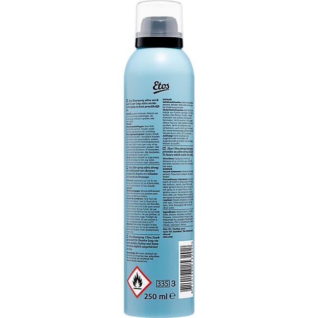 Etos Ultra Strong Hairspray 250 ML