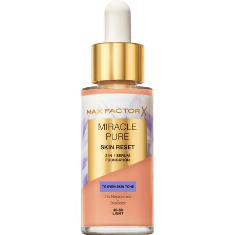 Max Factor Miracle Pure Serum Foundation 40-60 Light 30 ML