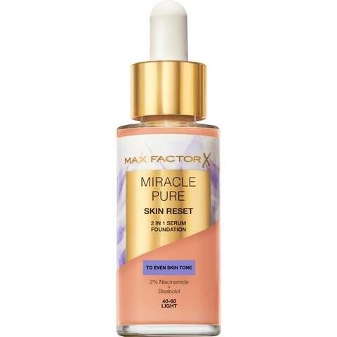 Max Factor Miracle Pure Serum Foundation 40-60 Light 30 ML
