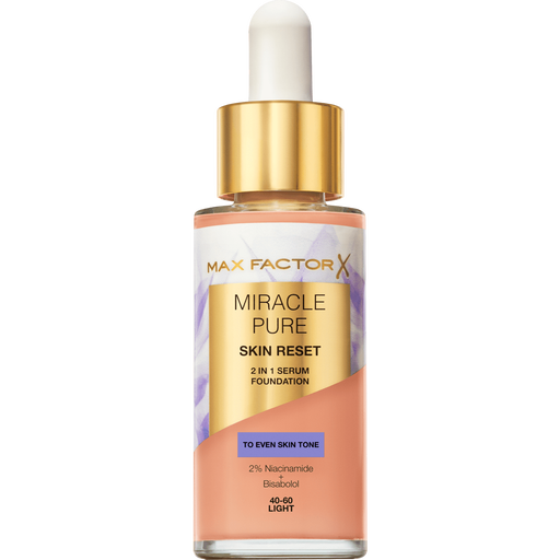 Max Factor Miracle Pure Serum Foundation 40-60 Light 30 ML