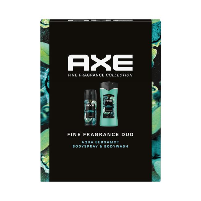 Axe Duo Set Fine Fragrance Aqua Bergamot Geschenkset