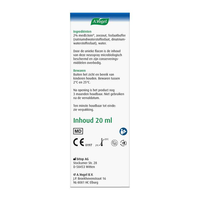 Vogel neusspray bijholteontsteking 20ml
