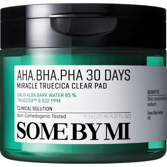 Some By Mi AHA BHA PHA 30 Days Miracle Truecica Clear Pad 70pads