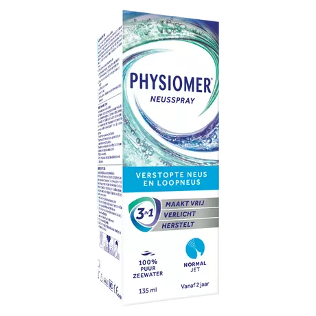 Physiomer Normal Jet Neusspray bij Verkoudheid 135 ML