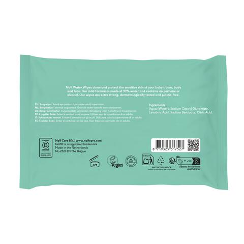 Naïf Plasticvrije Water Billendoekjes 16x54 stuks