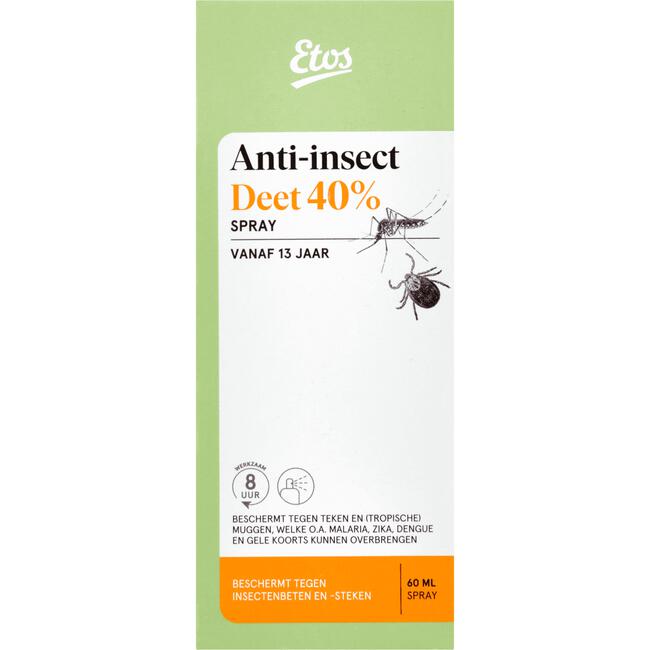Etos Deet 40% Anti-Insect Spray 60 ML