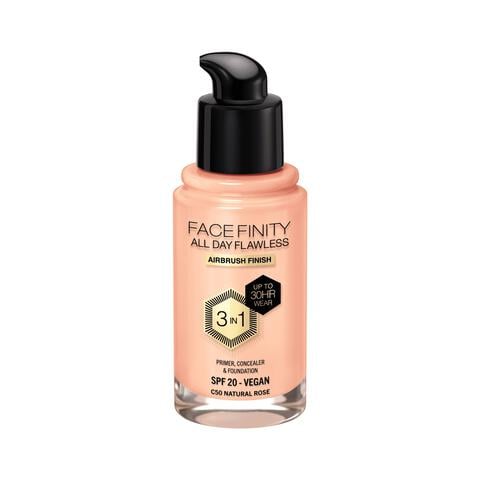 Max Factor Facefinity Foundation Natural Rose/C50 30 ML