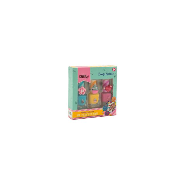 Create It! Candy Nagellak 3X Ringen