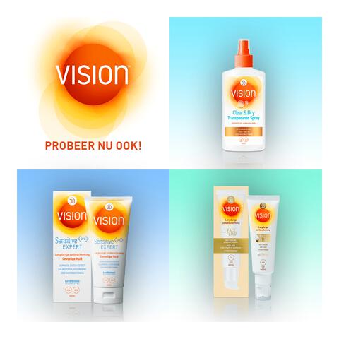 Vision Extra Care Zonnebrand SPF30 180 ML