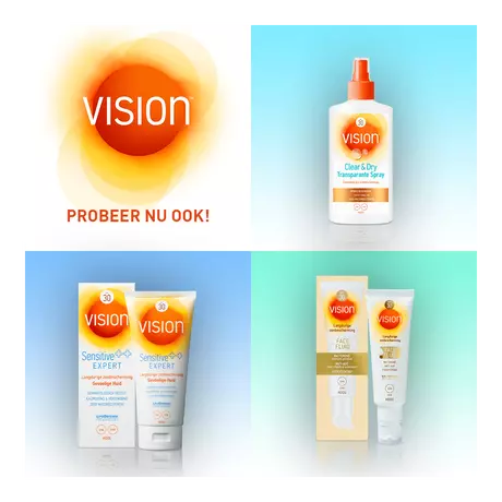 Vision Extra Care Zonnebrand SPF30 180 ML