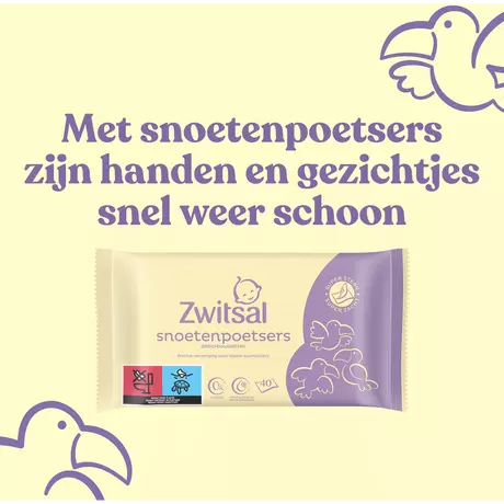 Zwitsal Kids Snoetenpoetsers 40 Stuks