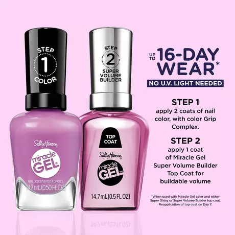 Sally Hansen Miracle Gel Unstop-Purple 580 Paars 14,7 ML