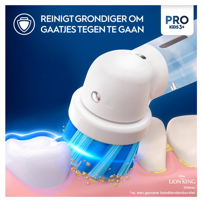 Oral-B Pro Kids Lion King Opzetborstels - 4 stuks