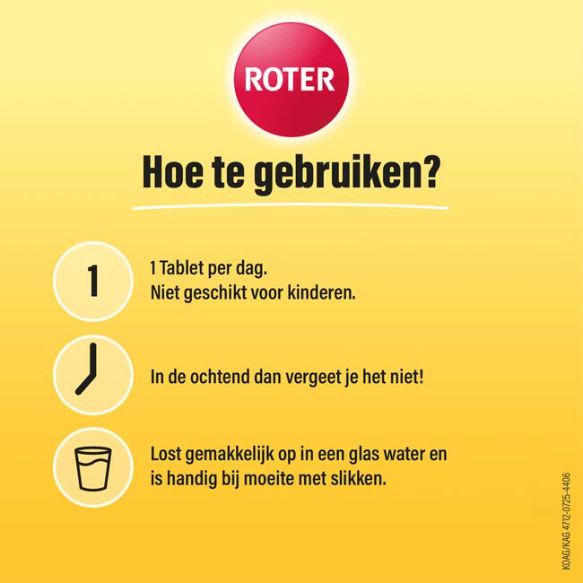 Roter Vitamine C 1000mg Sinaasappel Bruistabletten 15 stuks