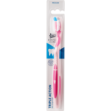 Etos Medium Triple Action Tandenborstel