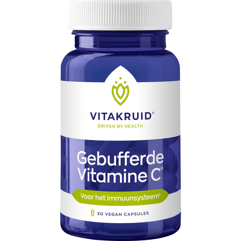 Vitakruid Gebufferde Vitamine C Imuunsysteem Vegan Capsules 30 stuks