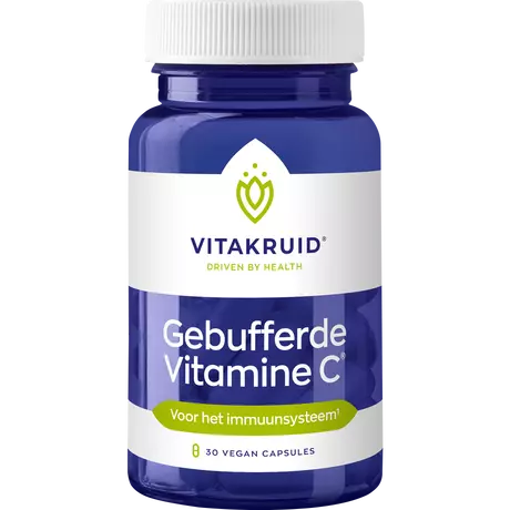 Vitakruid Gebufferde Vitamine C Imuunsysteem Vegan Capsules 30 stuks