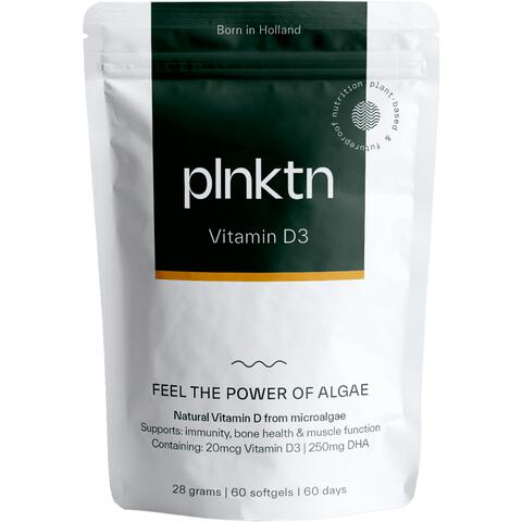 Plnktn Algenolie Vitamine D3 60 stuks