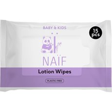 Naïf Plasticvrije Lotion Billendoekjes Sample Pack 15 stuks