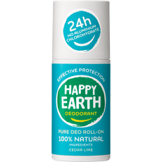 Happy Earth 100% Natuurlijke Cedar Lime Deodorant Roller 75 ML