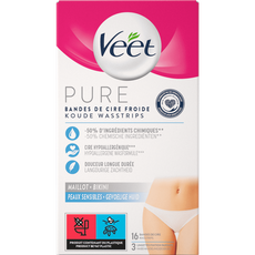 Veet Pure Waxstrips Bikini 16 stuks