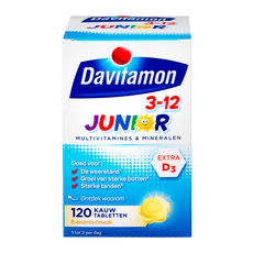 Davitamon Junior 3-12 Kauwtabletten Bananensmaak
