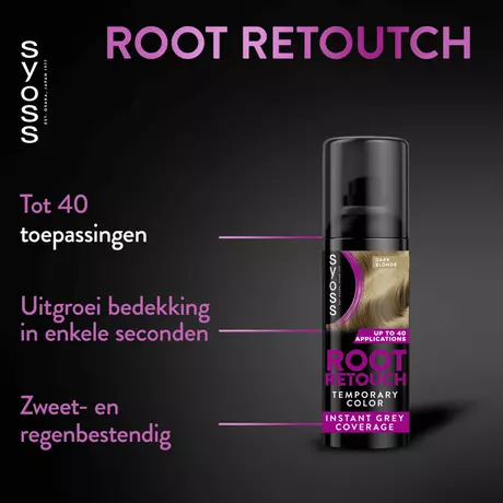 Syoss Uitgroeispray Middenblond 120 ML