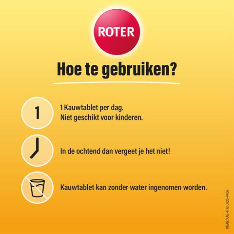 Roter gebufferde vit C 500mg 24st