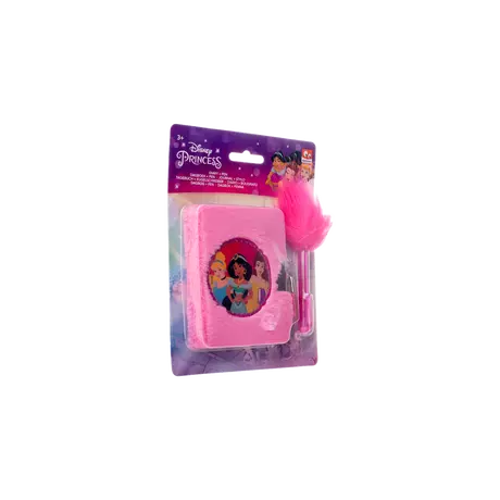 Princes Pluche Dagboekje Met Slot En Fluffy Pen