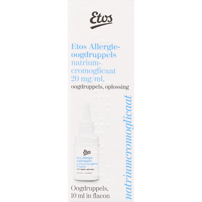 Etos Allergie Oogdruppels Natriumcromoglicaat 20 mg/ml 10 ML
