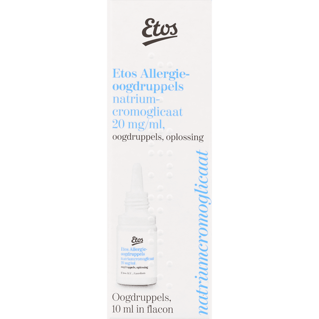 Etos Allergie Oogdruppels Natriumcromoglicaat 20 Mg Ml 10 Ml Etos
