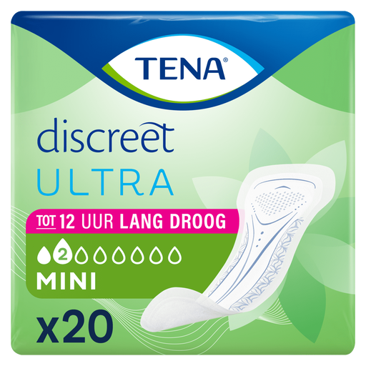 TENA Discreet Ultra Mini Incontinentie Inlegkruisjes 20 stuks