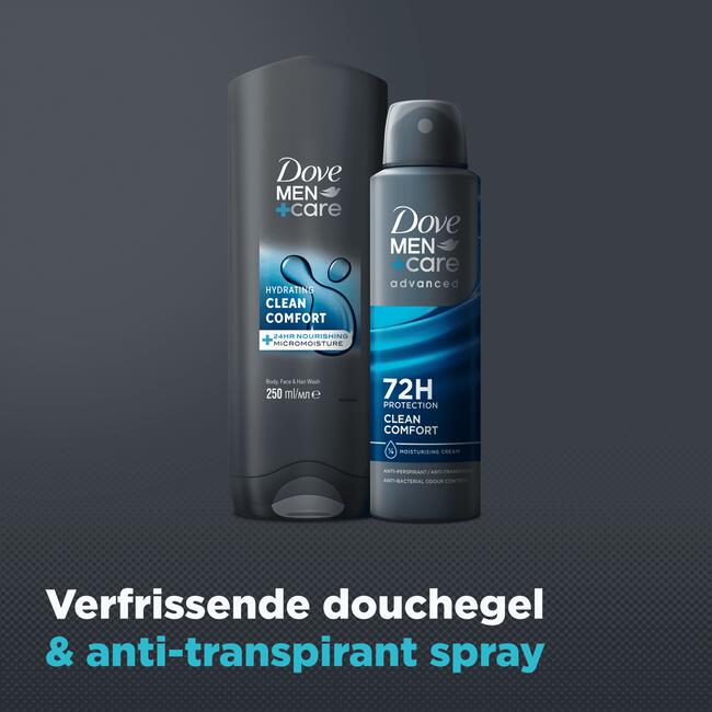 Dove Men+Care Clean Comfort Duo geschenkset 150ml + 250ml
