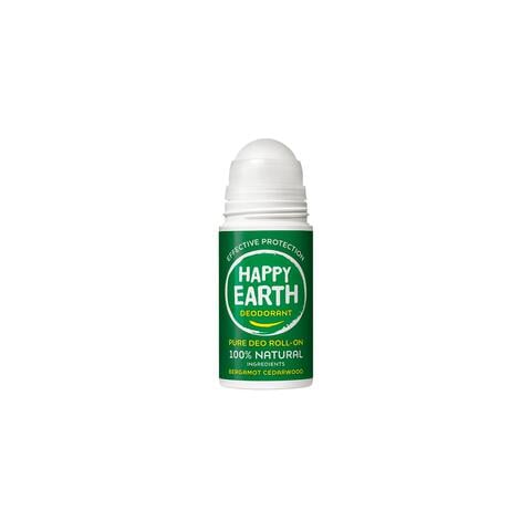 Happy Earth 100% Natuurlijke Bergamot Deodorant Roller 75 ML