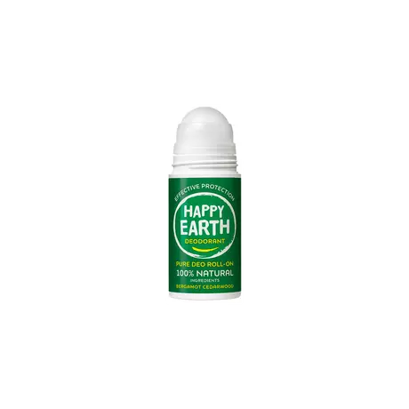 Happy Earth 100% Natuurlijke Bergamot Deodorant Roller 75 ML