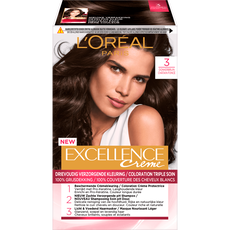 L'Oréal Paris Excellence Crème Verzorgende Crèmekleuring 3 Donkerbruin