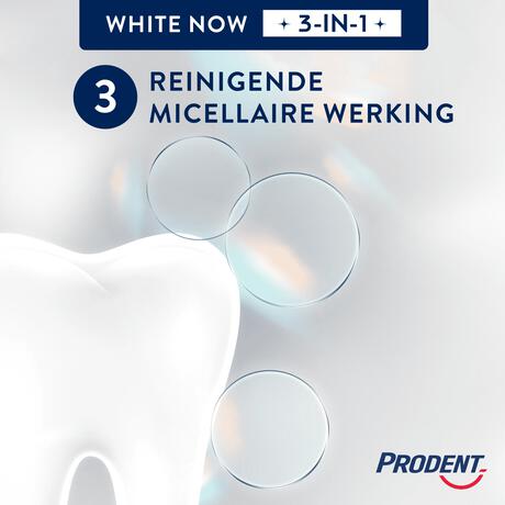 Prodent White Now 3-in-1 Tandpasta 75ml